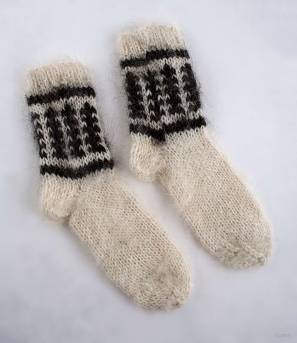 Теплые женские носки  - MADEheart.com