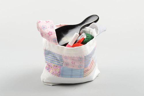 Petit sac fait main original en coton technique patchwork Accessoire femme - MADEheart.com