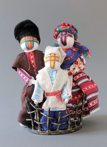 Conjunto de muñecas-motankas Familia - MADEheart.com