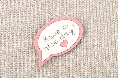 Imán de madera hecho a mano objeto de decoración souvenir original  - MADEheart.com