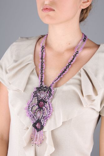 Collar artesanal largo - MADEheart.com