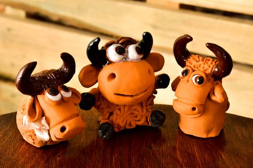 Figuras originales artesanales decoración de interior elemento decorativo - MADEheart.com