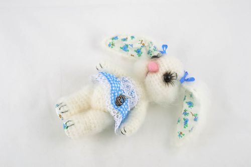 Handmade crochet toy Rabbit - MADEheart.com