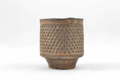 Unusual clay glass - MADEheart.com