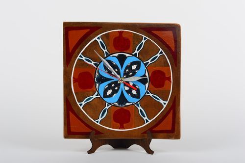 Handmade ceramic clock funky wall clock interior decorating gift ideas - MADEheart.com