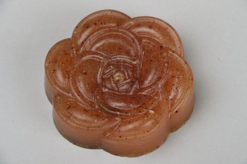Мыло на основе розовой и желтой глины Роза - MADEheart.com