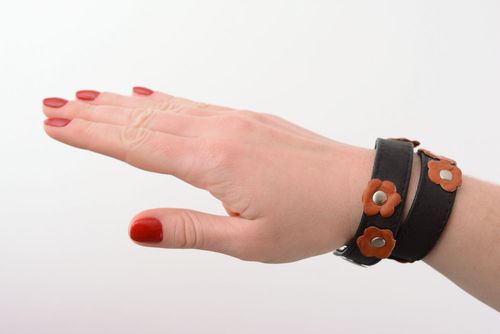 Pulsera de cuero en dos vueltas - MADEheart.com