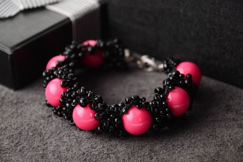 Pulsera de moda artesanal con forma inusual regalo original brazalete para mujer - MADEheart.com