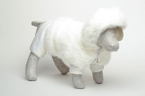 Artificial fur dog jumper - MADEheart.com