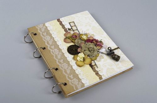 Handmade notepad for wishes handmade notebook wedding accessories wedding goods - MADEheart.com