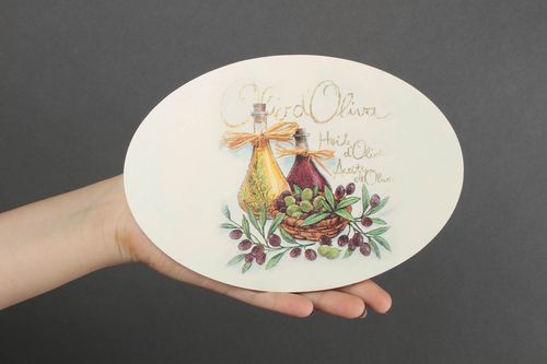 Tabla de cortar hecha a mano elemento decorativo utensilio original de cocina - MADEheart.com