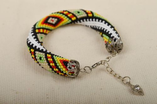 Pulsera de abalorios de estilo étnico bisutería artesanal regalo original - MADEheart.com