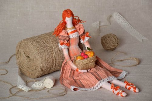 Интерьерная кукла Яблочная фея - MADEheart.com