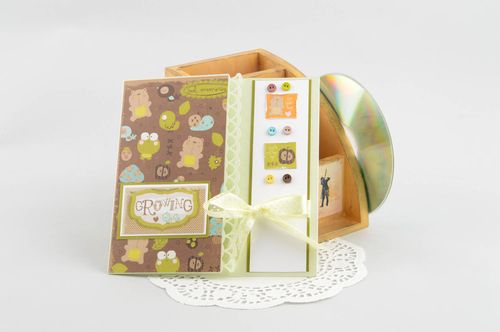 Sobre para CD artesanal de scrap papel decoración de regalo embalaje decorativo - MADEheart.com