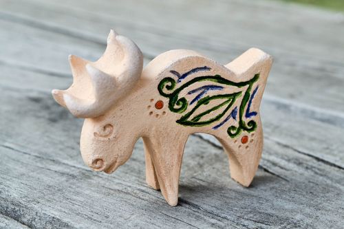 Clay whistle handmade ceramic figurine folk musical instruments ethnic whistle - MADEheart.com