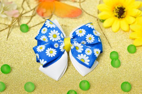 Schleife für Haare handmade Accessoire für Haare Haarschmuck für Kinder  - MADEheart.com