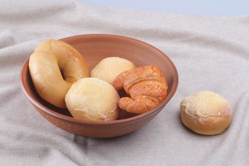 Tigela de argila azul feita à mão louça de cerâmica decorativa artesanal - MADEheart.com