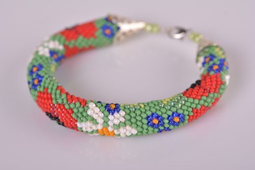 Unusual handmade bracelet beautiful jewelry lovely stylish accessories - MADEheart.com