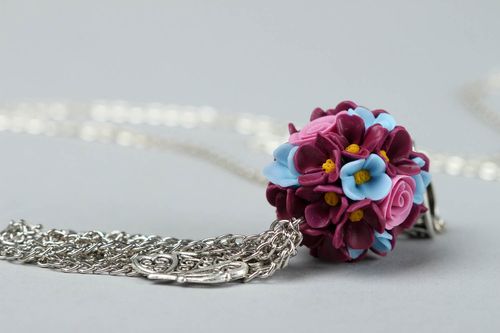 Pendant made ​​of polymer clay - MADEheart.com