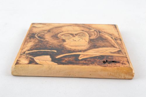 Pannello di legno fatto a mano quadro originale elemento decorativo da parete - MADEheart.com