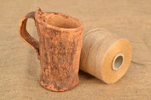Mug en terre cuite fait à la main - MADEheart.com