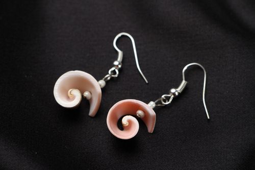 Brincos artesanais de rapanas  - MADEheart.com