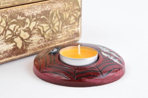Handmade candlestick unusual candle holder decorative use only gift ideas - MADEheart.com