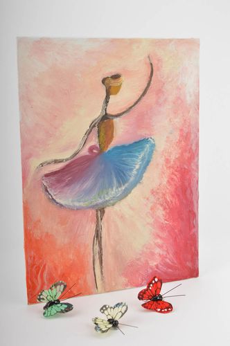 Unusual handmade oil painting modern art wall hanging decorative use only - MADEheart.com