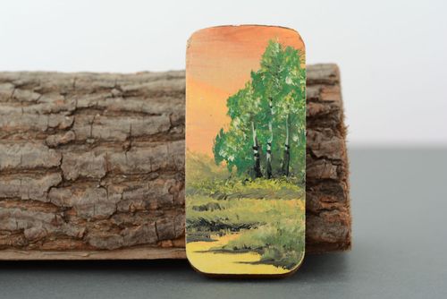 Kühlschrank Magnet aus Holz - MADEheart.com