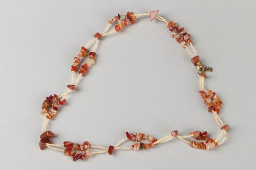 Necklace made of natural stones - MADEheart.com