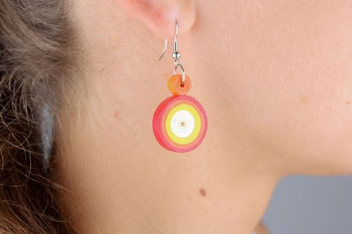 Beautiful round earrings - MADEheart.com