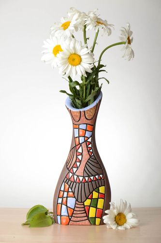 Ceramic handmade art style 14 inches vase 2,15 lb - MADEheart.com