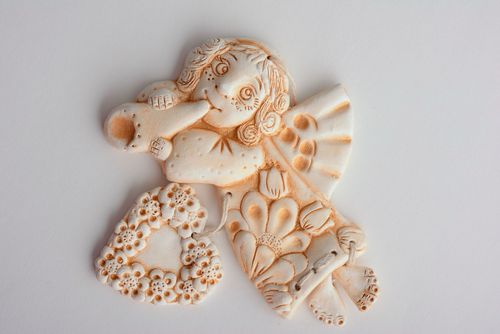 Homemade wall pendant Singing Angel - MADEheart.com