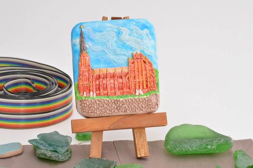 Aimant frigo fait main Magnet frigo en plâtre décoratif Cadeau insolite - MADEheart.com