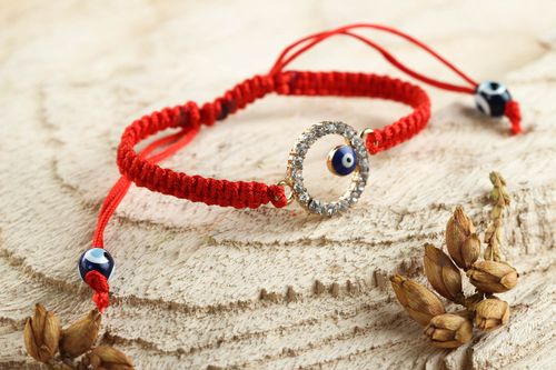 Bracciale di fili fatto a mano accessorio originale braccialetto alla moda - MADEheart.com
