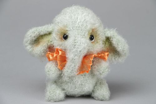 Brinquedo de malha Elefante - MADEheart.com