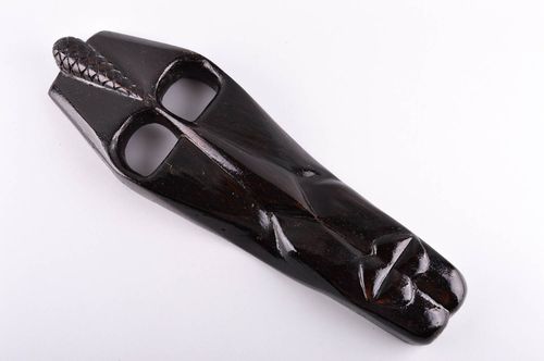 Handmade wooden wall panel wooden mask for wall decor decorative use only - MADEheart.com