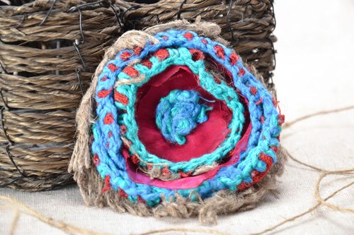 Broche grande de tecido  - MADEheart.com