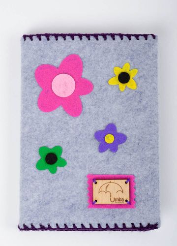 Bloc de notas hecho a mano libreta de notas con flores regalo original - MADEheart.com