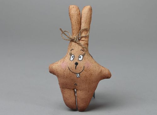 Deko Anhänger aus Stoff Hase-Star - MADEheart.com