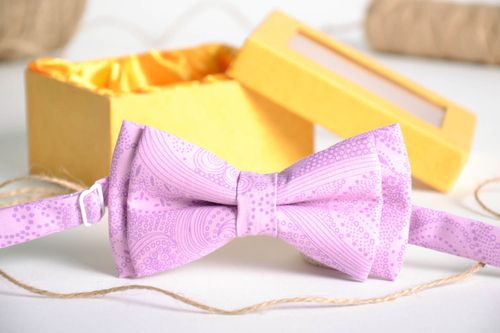 Textile bow tie  - MADEheart.com