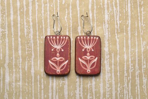 Pendientes de madera de mujer - MADEheart.com