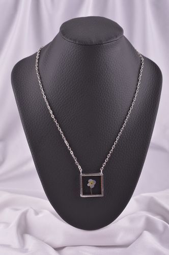 Pendentif verre fait main Bijoux en verre Cadeau femme Accessoire fille - MADEheart.com
