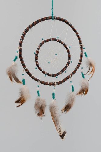 Handmade designer cute Dreamcatcher unusual interior hanging Indian anulet - MADEheart.com