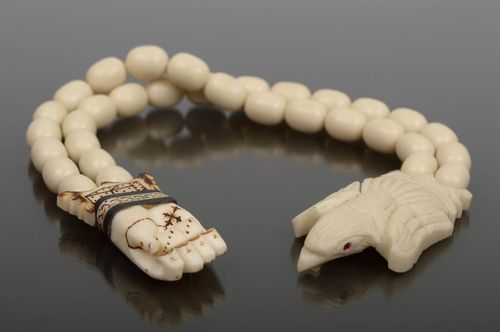 Handmade rosary beads accessory for men prayer beads religious attribute - MADEheart.com