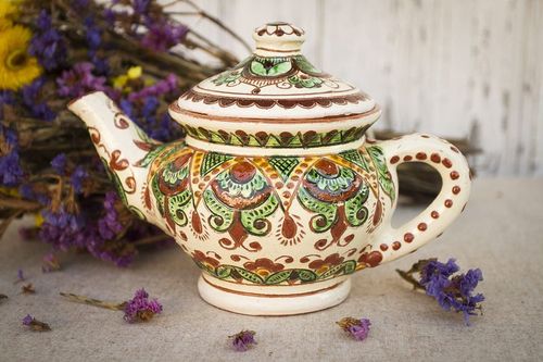 Декоративный керамический чайник  - MADEheart.com