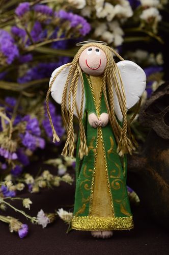 Cute doll handmade fridge magnet home amulet interior doll decor use only - MADEheart.com