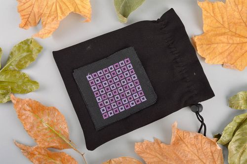 Stylish handmade fabric pouch beautiful fabric purse fashion accessories - MADEheart.com