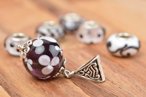 Handmade lampwork pendant glass pendant fashion jewelry designer pendant - MADEheart.com