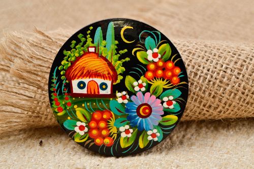 Imán de nevera hecho a mano de madera elemento decorativo regalo original - MADEheart.com